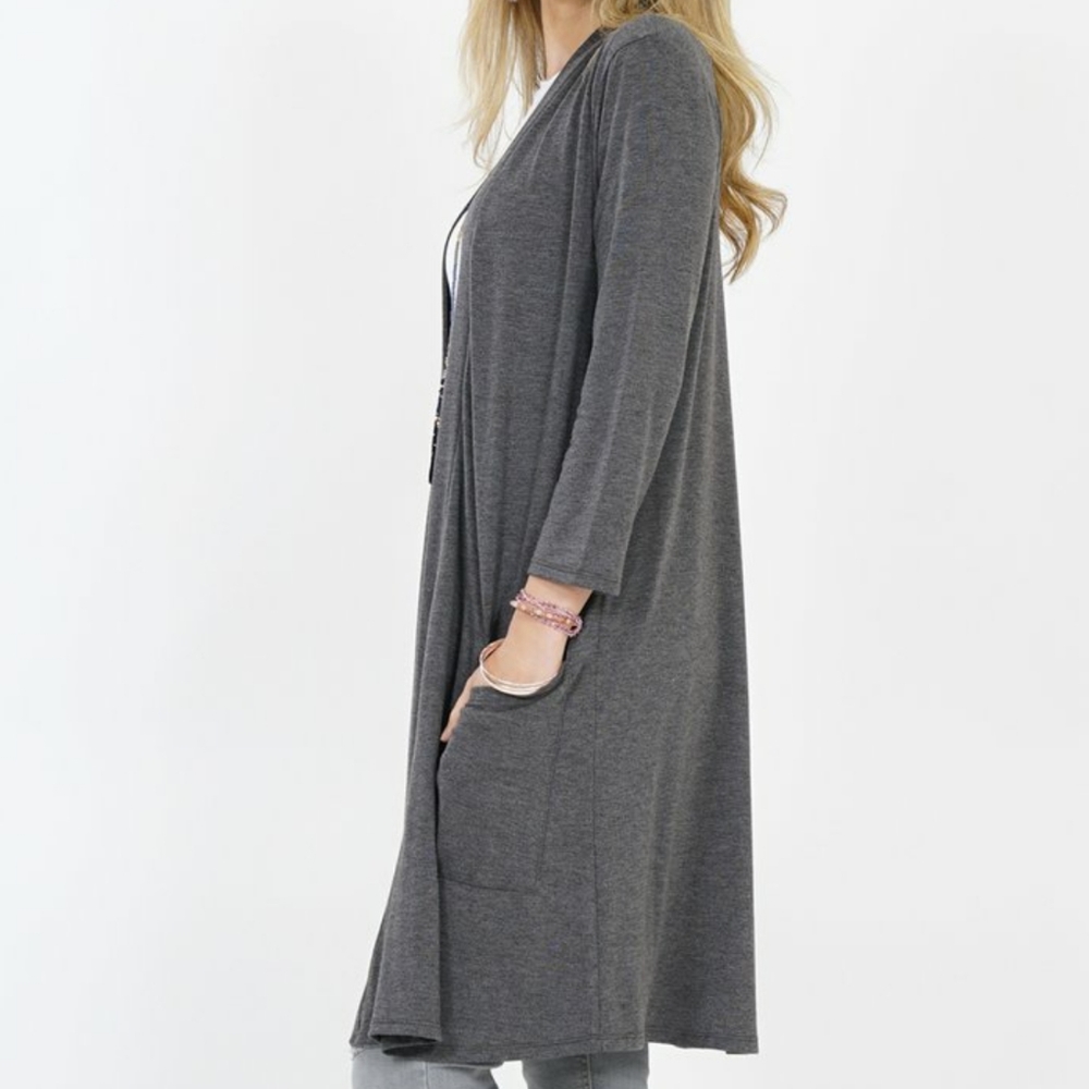Brand new - long layering cardigan - Picture 3 of 9